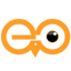 跨境眼 logo